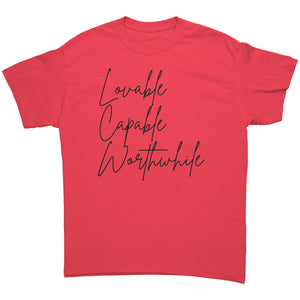 Lovable Capable Worthwhile shirt