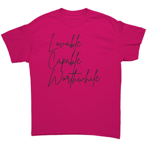 Lovable Capable Worthwhile shirt